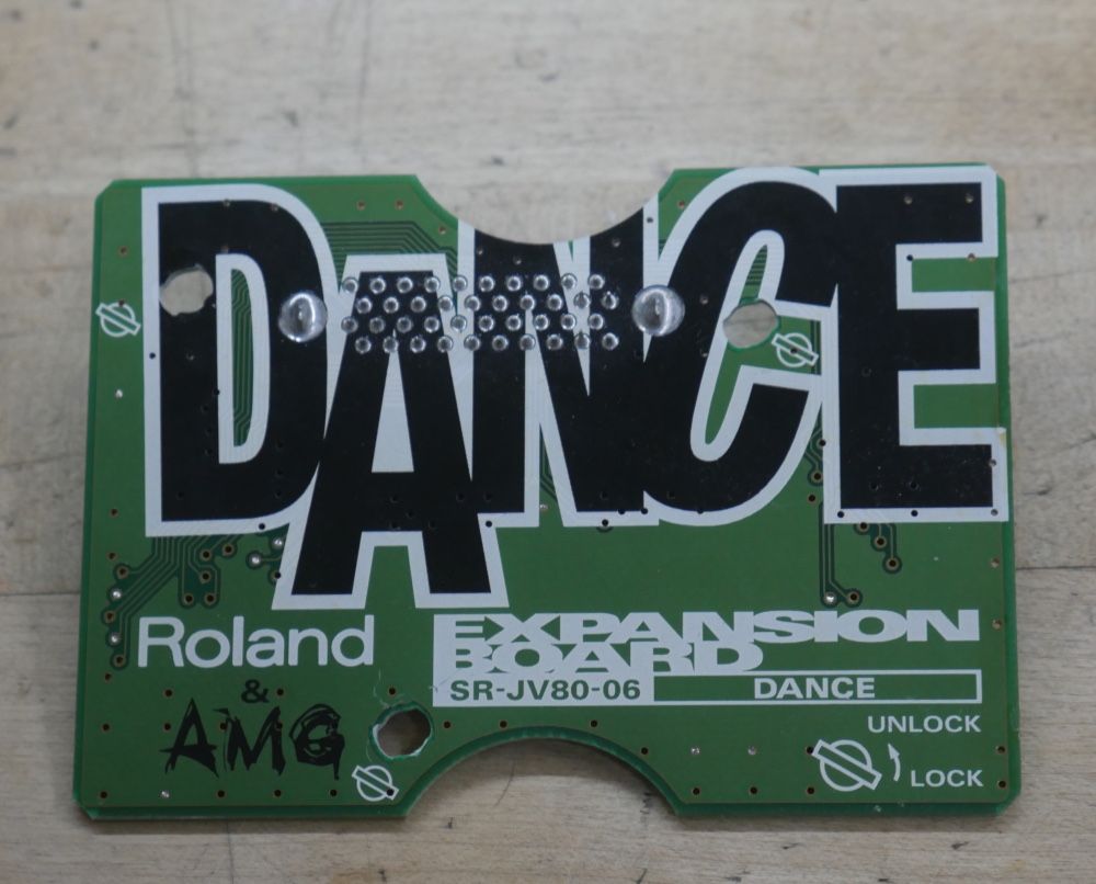 Roland SR-JV80-06 Dance Expansion Board for JV-2080 Synthesizer. used. tested. in a good working order. 