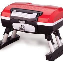Cuisinart Petit Gourmet Tabletop Portable Gas Grill Plus Propane Adapter