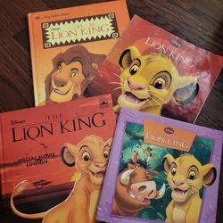 Set Of 4 Lion King Children's Books