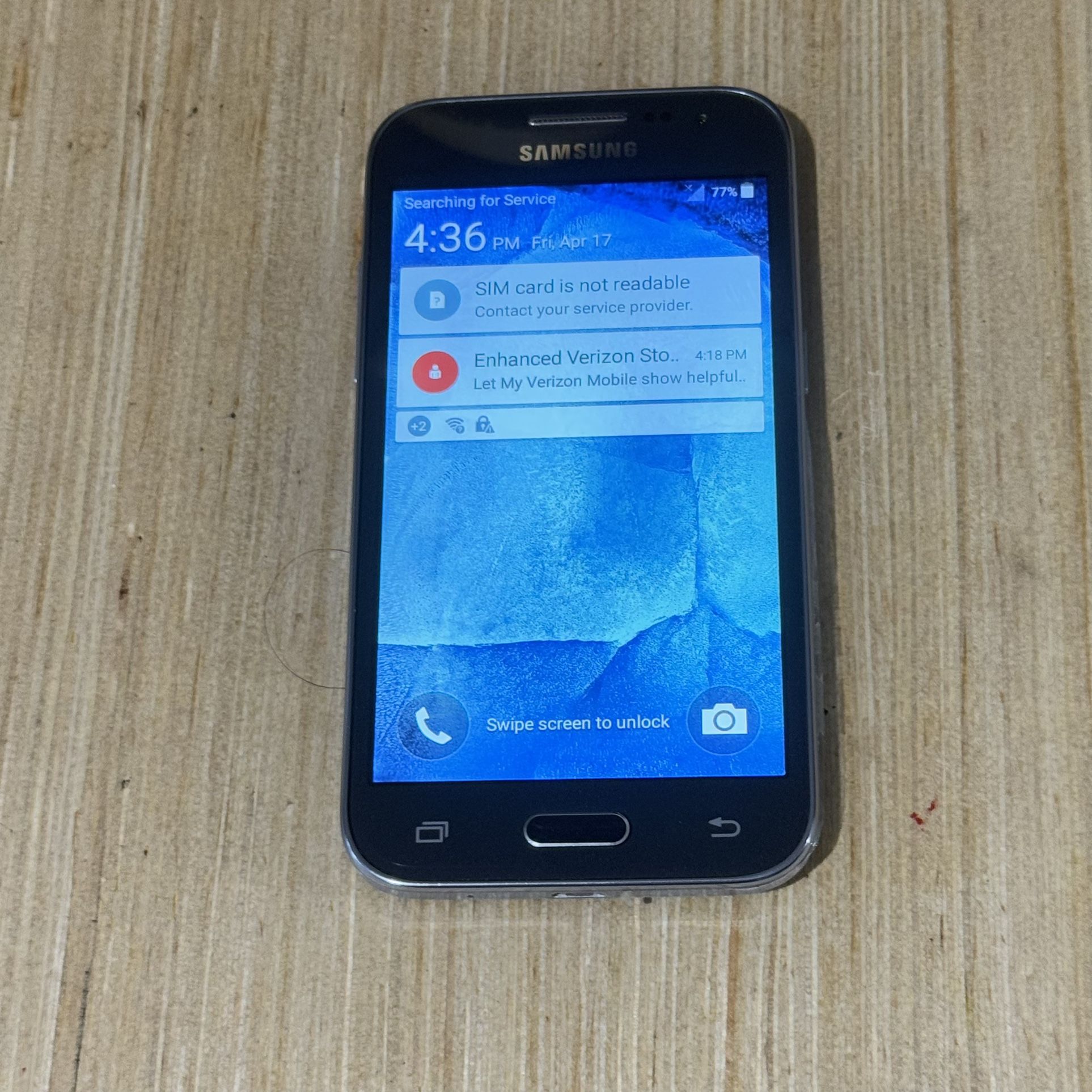 Samsung Galaxy Core Prime G360V Verizon Wireless Working“UNTESTED”Buy As Is Read