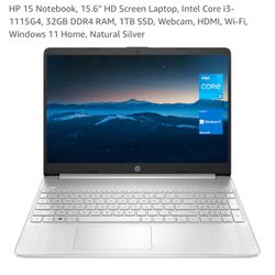 HP 15 Notebook Laptop