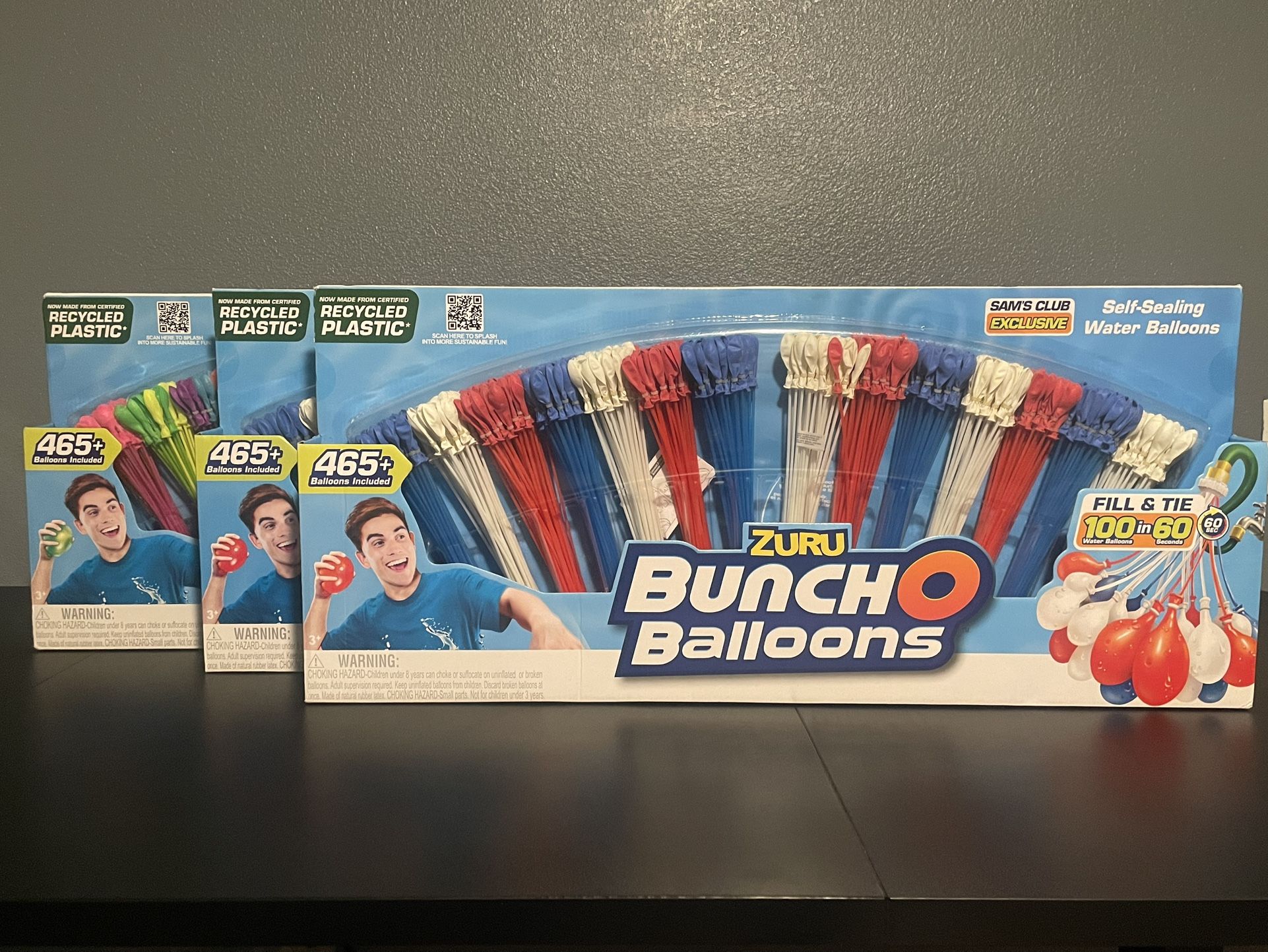 Zuru Bunch O Balloons 165 Self-Sealing Rapid-Filling Water Balloons