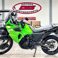  2023 Kawasaki KLR 650 S (Candy Lime Green) Adventure Bike (Model #: KL650MPFNL)