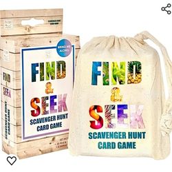 Hapinest Find and Seek Scavenger Hunt Outdoor Indoor Card Game for Kids

