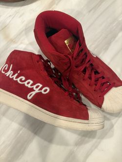 2019 Adidas Pro Model Chicago Power Red Cloud White Gold Foil FV4485 Men Us10