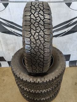 LT 245/75r17 "Near Brand New" Goodyear Wrangler Trail Runner AT Load "E" Tires