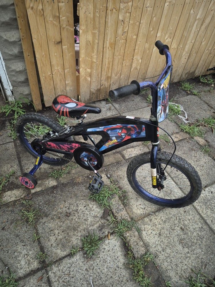 Spiderman Bike For Kids 14 Inch