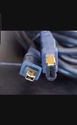 IEEE 1394 4-Pin/6-Pin Male To Male  400 Mbps FireWire Cable  Sb6