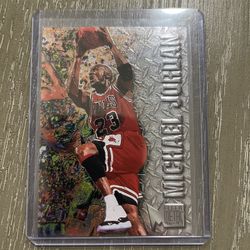 1996 Fleer Skybox Metal Michael Jordan Bulls Card 11