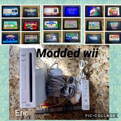 Nintendo wii modded with 10k+ games 
