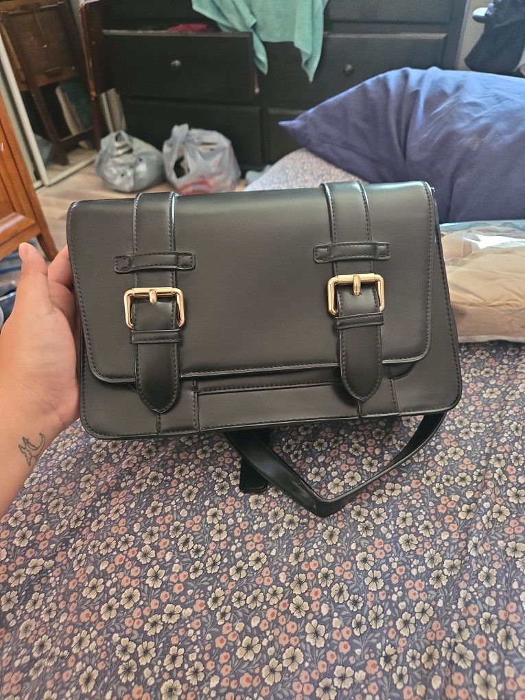 ECOSUSI Leather Shoulder Messenger Bag