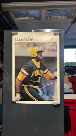 Dave Parker Pittsburgh Pirates Vintage Poster 35”x23”