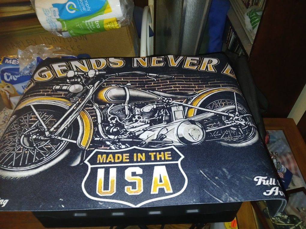 harley davidson rug