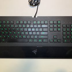 Razer Deathstalker Chroma Keyboard RZ03-0080 Wired Gaming Green Membrane Backlit