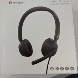 Microsoft Modern Wired USB Headset (Model: 1989) - Black | MEW