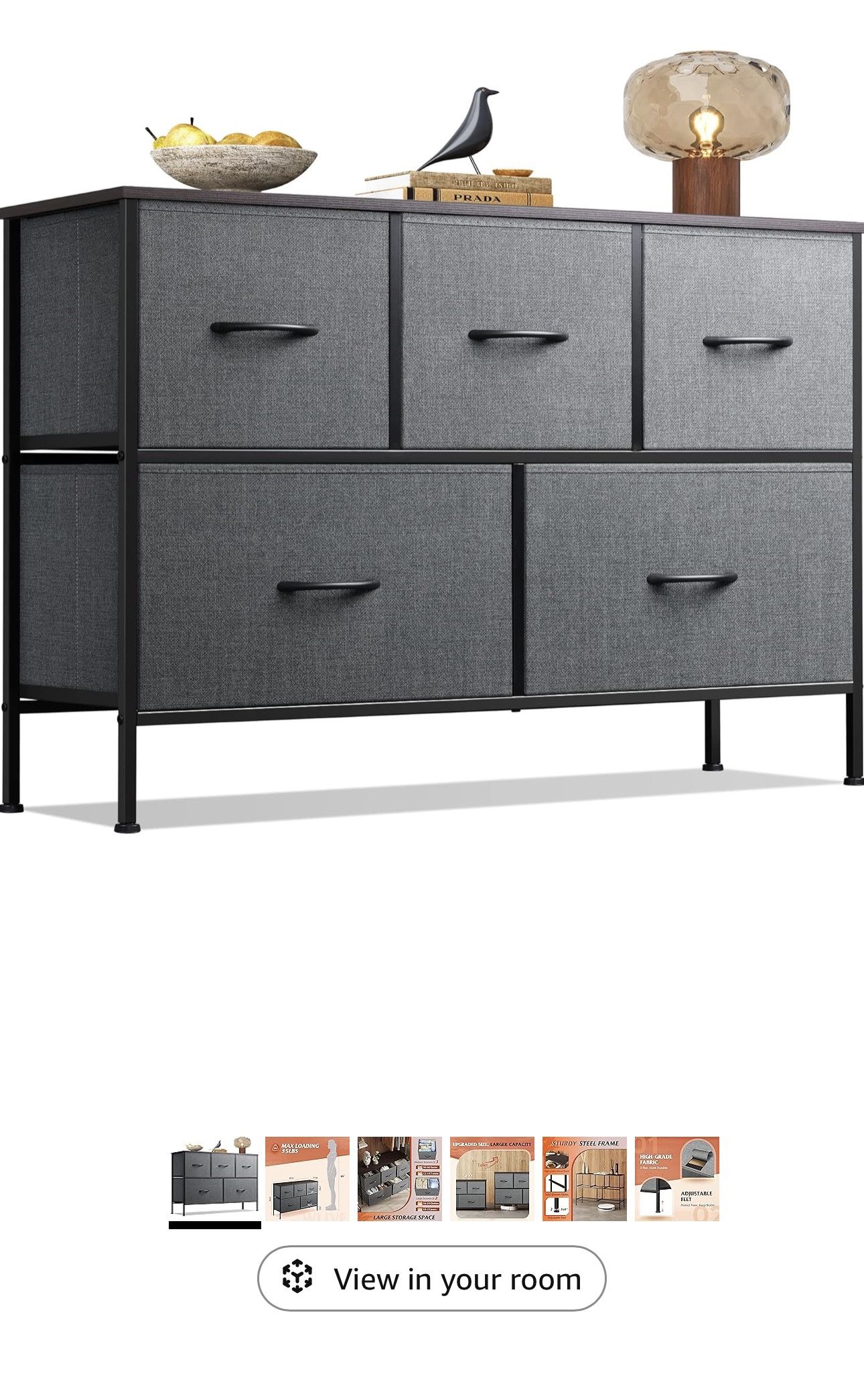5 DRAWER DRESSER