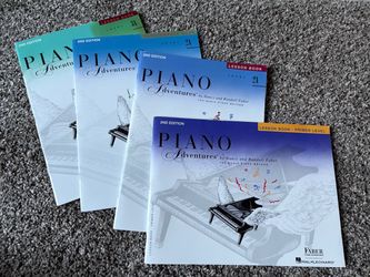 Faber Piano Adventures and Hal Leonard Hit Songs Piano Books Bundle