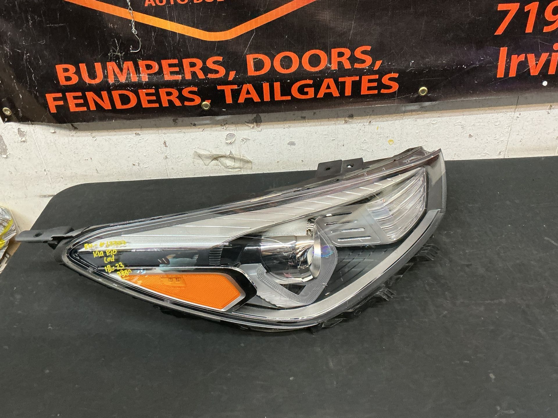 KIA RIO 2018-2023 RH HEADLIGHT LED OEM