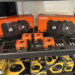 Kicker Loud Pro Speakers