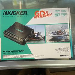 Kicker KMA 150.2 190W Dynamic Power Stereo Amplifier