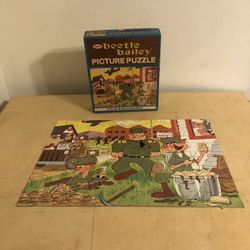 Vintage 1960’s Jaymar Beetle Bailey Picture Puzzle #63 RARE