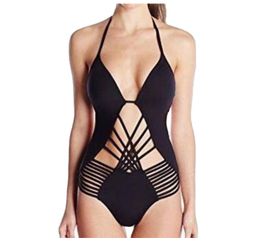 Sexy One Piece Bathing Suit Size: L