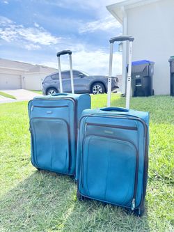 Samsonite Blue Luggage Set (23 kg + Carry-On)