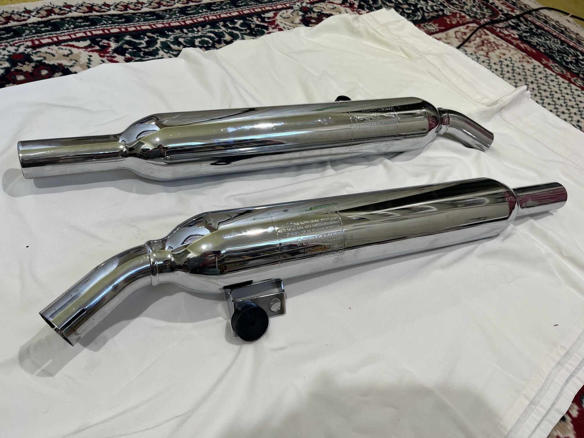 Triumph (contact info removed) Motorcycle Exhaust System