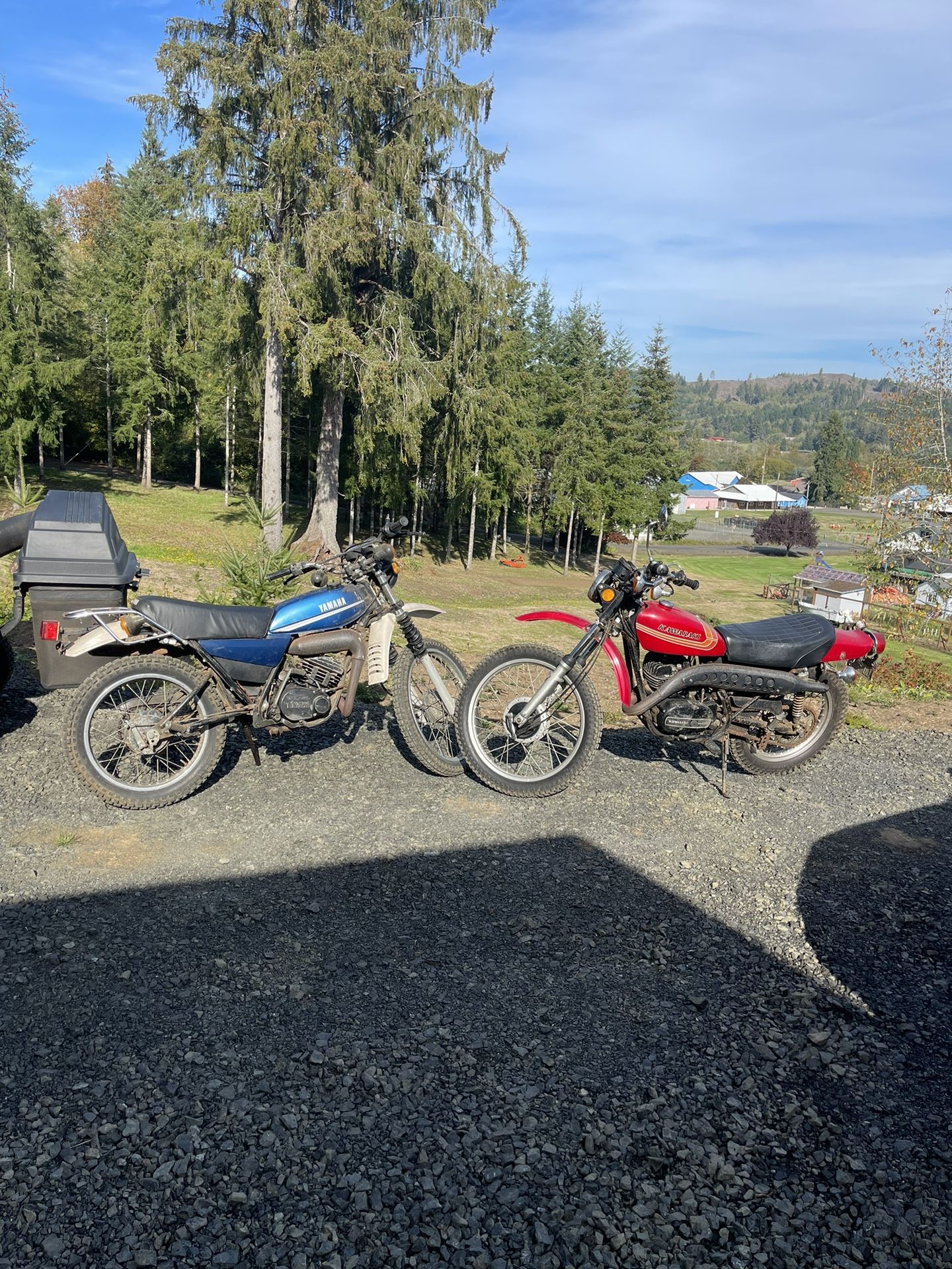 Vintage 2 Stroke Enduros running 