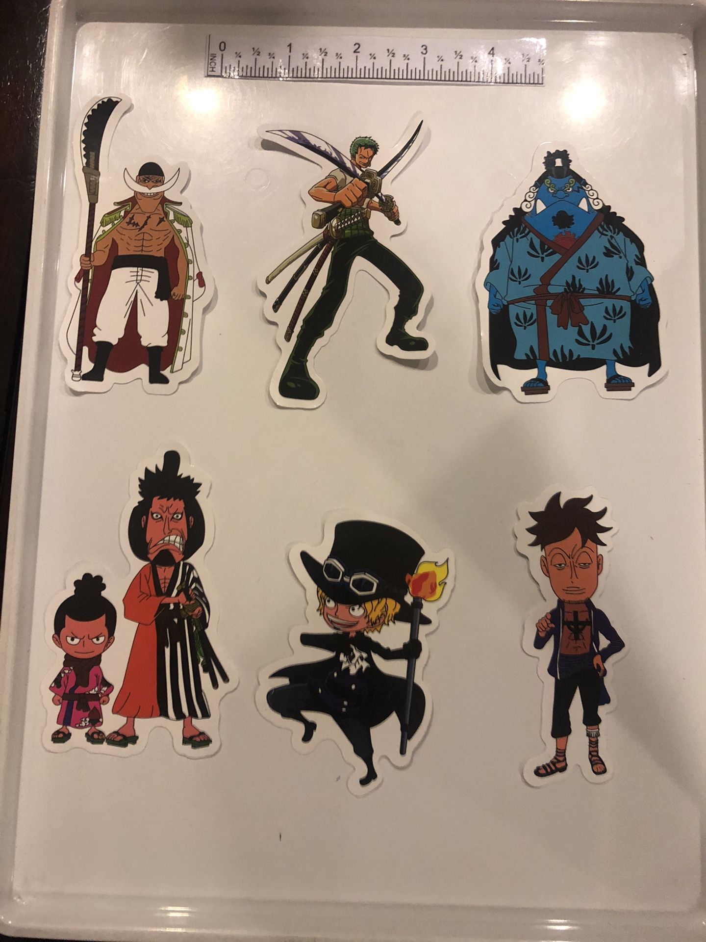 Stickers One Piece anime 18pc $6.99