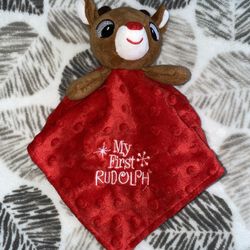 My First Rudolph Snuggle Blanket 
