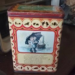 Vintage Royco Soup Tin Canister Dutch Illustrations