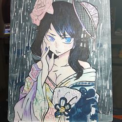 Colored Anime Illustration 