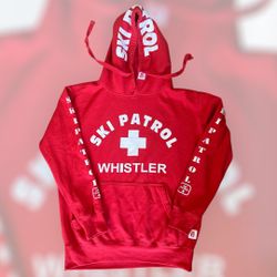 Ski Patrol Whistler Canada 🇨🇦 Hoodie Men’s Size Medium 