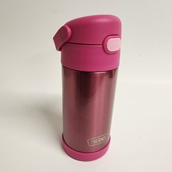 12 Oz Thermos Kids Pink Water Bottle Never Used