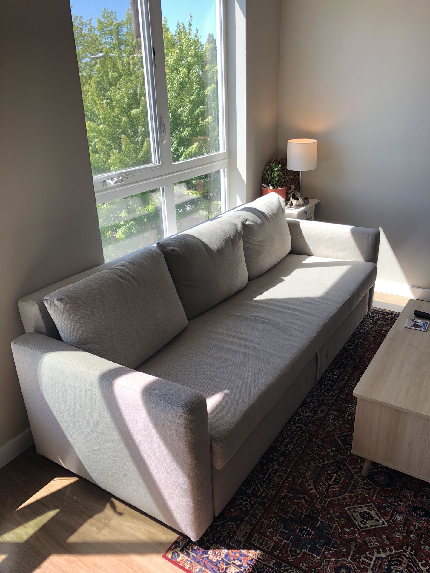 Beige Ikea Sleeper Sofa Couch - Sale Pending