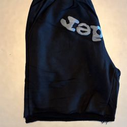 Sp5der OG Web V2 Phantom Sweatshort “Black”