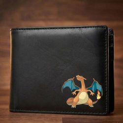 Charizard UV Printed Faux Leather Bifold Wallet