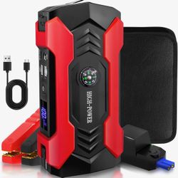 BRAND NEW IN BOX Car Jump Starter, 3000A Peak Car Battery Charger, 12V Jump Box Jumper Battery Pack (up to 10L Gas or 8.5L Diesel) 