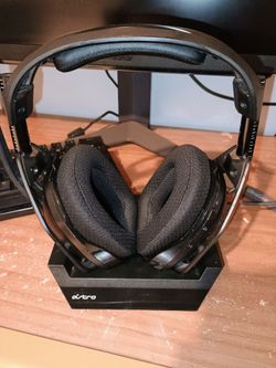 Astro A50's with modded earpads and headrest