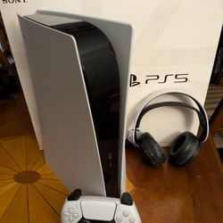 PlayStation 5 with Pulse Headset
