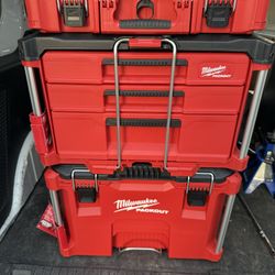Milwaukee pack out tool boxes