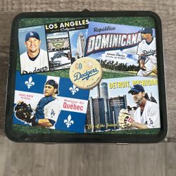 LA dodgers Lunch Box And Jersey