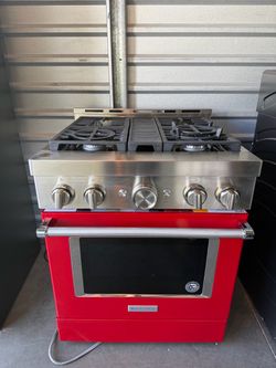Commercial style gas range 30” kitchen aid NEW