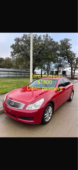 Infiniti G35 / G37 Red Sedan