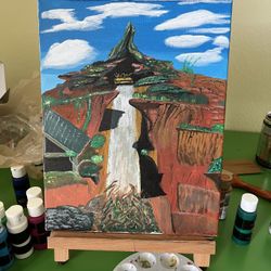 Splash Mountain Painting 