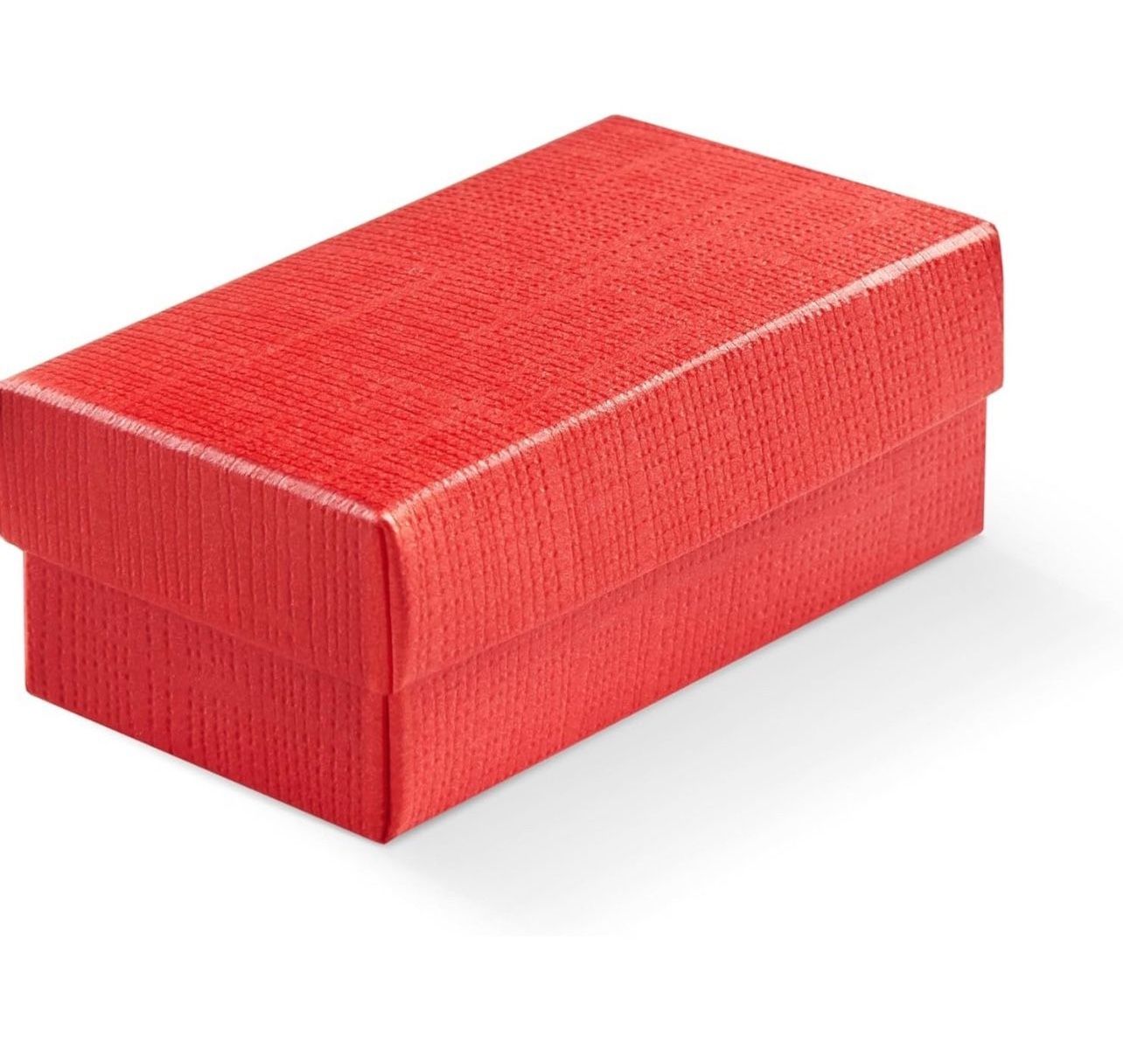 Brandnew 40 Small Favor Boxes (2.75 x 1.57 x 1.18 inch) - Ideal for Wedding Favor Boxes and Candy Boxes Party Favors | Red Silk 