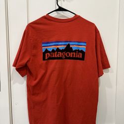 Patagonia Men’s Red Logo T-Shirt, Size: Medium (M) 