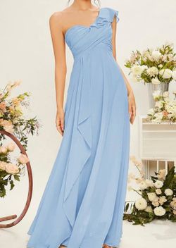 Light blue elegant dress