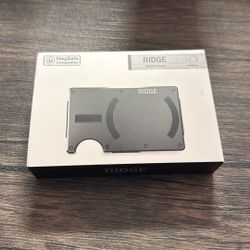 Ridge MagSafe Gunmetal Wallet *New* $60